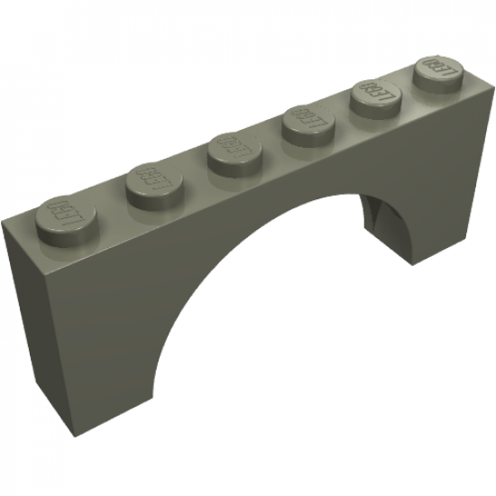 Arch 1 x 6 x 2 - Thick Top with Reinforced Underside