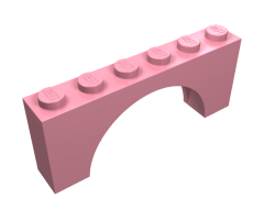 Arch 1 x 6 x 2 - Thick Top with Reinforced Underside
