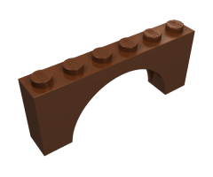 Arch 1 x 6 x 2 - Thick Top with Reinforced Underside