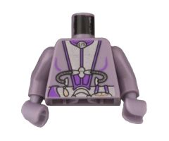 Torso SW Silver and Purple Utility Gear Pattern (Zam) / Sand Purple Arms / Sand Purple Hands
