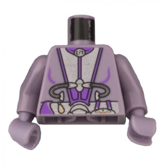 Torso SW Silver and Purple Utility Gear Pattern (Zam) / Sand Purple Arms / Sand Purple Hands