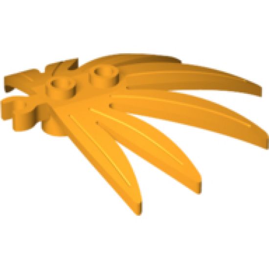Plant Leaves 6 x 5 Swordleaf with Open O Clip Thick