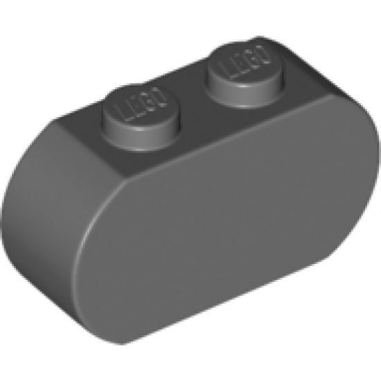 Brick, Modified 1 x 3 with Round Ends