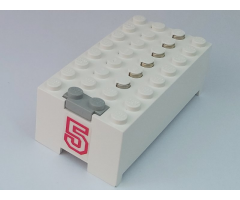 Electric, Battery Box 9V Small Without Battery Cover with Red '5' Pattern (Sticker) - Set 6440