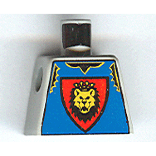 Torso Castle Knights Kingdom Vest, Shield and Lion Head Pattern