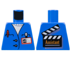 Torso Studios Assistant ID Badge, Pen, and Clapboard on Back Pattern