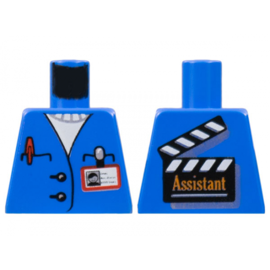 Torso Studios Assistant ID Badge, Pen, and Clapboard on Back Pattern
