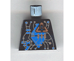 Torso Space Insectoids Blue Diamond under Circuitry Pattern