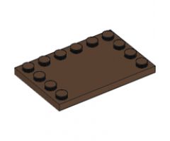 Tile, Modified 4 x 6 with Studs on Edges