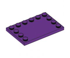 Tile, Modified 4 x 6 with Studs on Edges