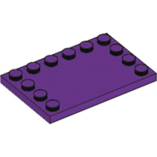 Tile, Modified 4 x 6 with Studs on Edges