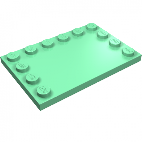 Tile, Modified 4 x 6 with Studs on Edges