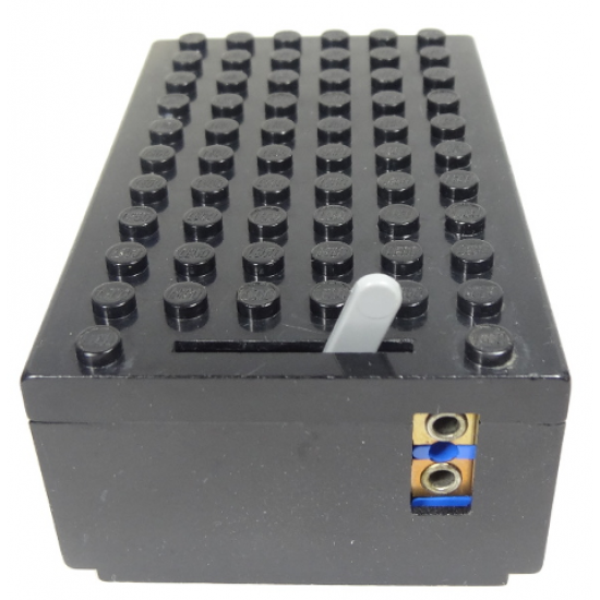 Electric, Battery Box 4.5V 6 x 11 x 3 1/3 Type III for 2 Prong Connectors with Middle Pin