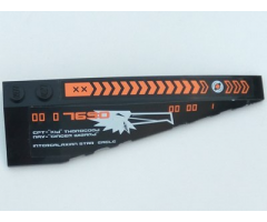 Wedge 10 x 3 Right with Orange Chevrons, 'CPT-