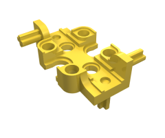 Technic Rectangular Gearbox Half