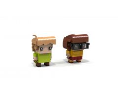 Shaggy and Velma Brickheadz