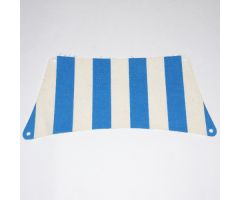 Cloth Sail 30 x 15 Bottom with Blue Thick Stripes Pattern