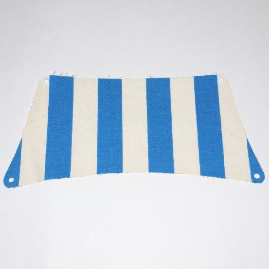 Cloth Sail 30 x 15 Bottom with Blue Thick Stripes Pattern