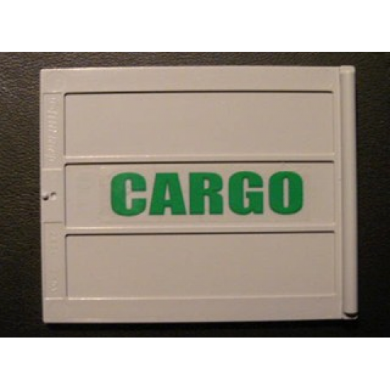 Door Sliding - Type 2 with Green 'CARGO' Pattern Left Side (Sticker) - Set 4512