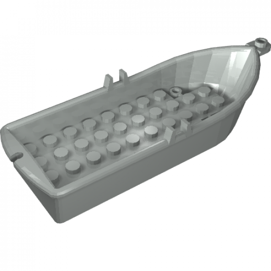 Boat 14 x 5 x 2 with Oarlocks and 2 Hollow Inside Studs