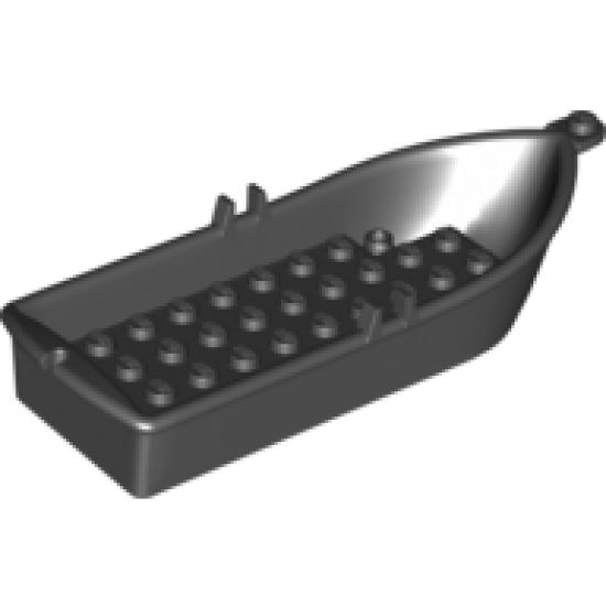 Boat 14 x 5 x 2 with Oarlocks and 2 Hollow Inside Studs