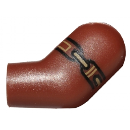 Arm, Left with Black and Dark Tan Band on Upper Arm Pattern
