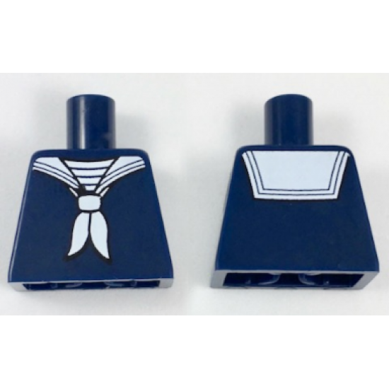 Torso Sailor Uniform with White Neckerchief Pattern