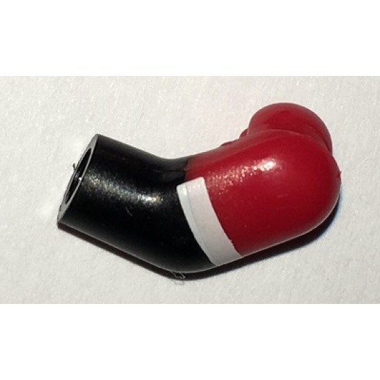 Arm, Left with Red Short Sleeve and White Cuff Pattern