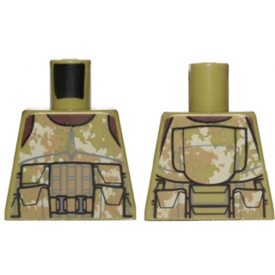 Torso SW Armor Camouflage Elite Corps Trooper Pattern