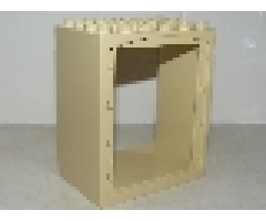 Duplo, Building Door / Window Frame 4 x 6 x 10 Double Doorway