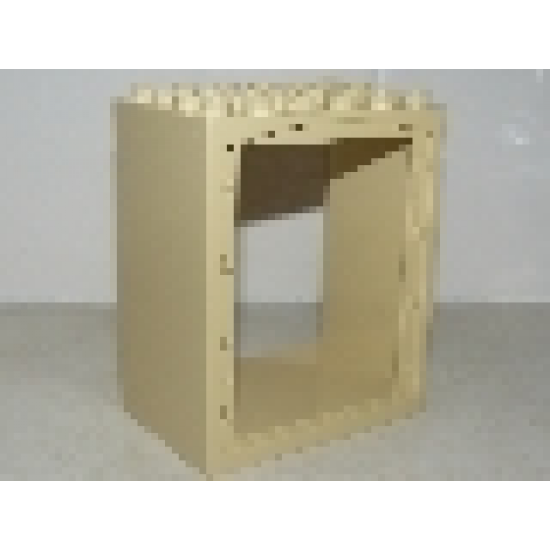 Duplo, Building Door / Window Frame 4 x 6 x 10 Double Doorway