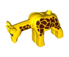 Duplo, Animal Giraffe Adult Small, Eyes Squared Pattern