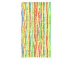 Scala Cloth Blanket 22 x 12, Multicolor Stripes Pattern (#3142)