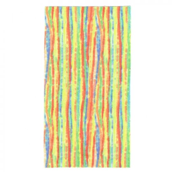 Scala Cloth Blanket 22 x 12, Multicolor Stripes Pattern (#3142)