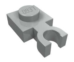 Plate, Modified 1 x 1 with U Clip Thin (Vertical Grip)