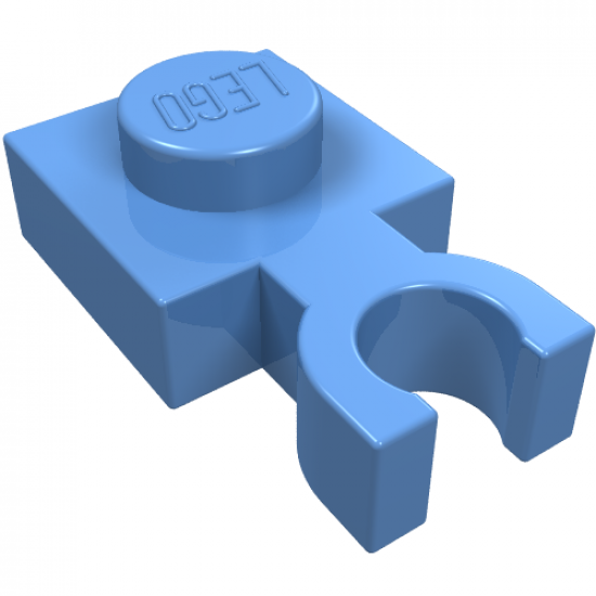 Plate, Modified 1 x 1 with U Clip Thin (Vertical Grip)