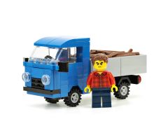 Small Blue Truck UAZ