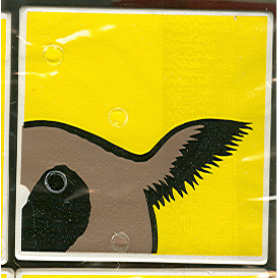 Duplo, Tile 2 x 2 x 1 with Goat Mosaic Picture 03 Pattern (Set 1078)