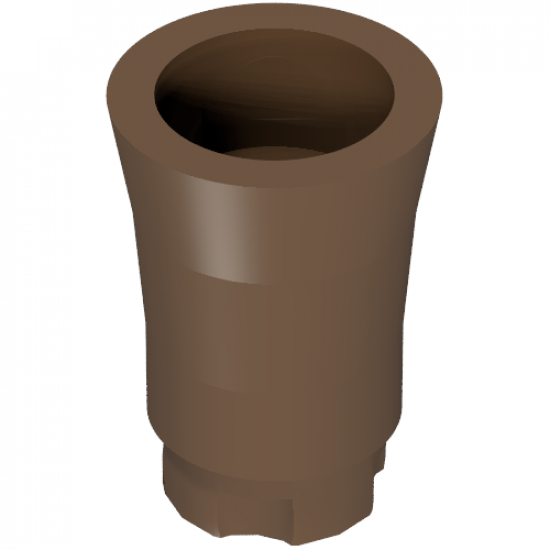 Plant, Tree Palm Trunk - Short Connector, no Axle Hole