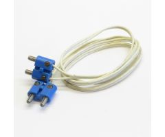 Electric, Wire 12V / 4.5V with 2 Leads, 96 Studs Long with 2 Blue Electric, Connector, 2-Way Male Rounded Narrow Type 2 with Cross-Cut Pins (x466c96 / bb0236bc01)