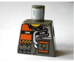 Torso Rock Raiders Orange Patch, 2 Hoses Pattern (Chief)