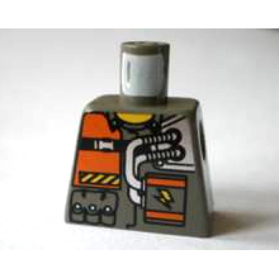 Torso Rock Raiders Orange Patch, 2 Hoses Pattern (Chief)