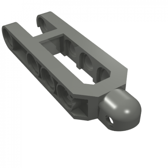 Technic, Steering Arm 6.5 x 2 with Tow Ball Socket Rounded, Chamfered