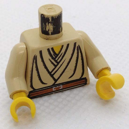 Torso SW Layered Shirt, Brown Belt Pattern / Tan Arms / Yellow Hands