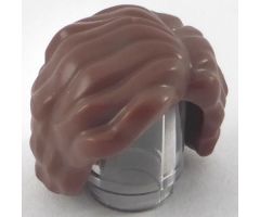 Minifigure, Hair Short and Bushy, Parted on Left