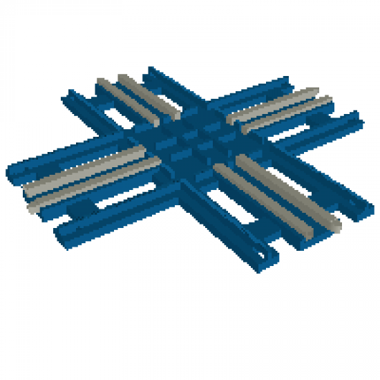 Train, Track 12V Crossing