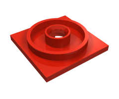 Turntable 4 x 4 Square Base