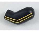 Arm, Left with 2 Yellow Stripes Pattern