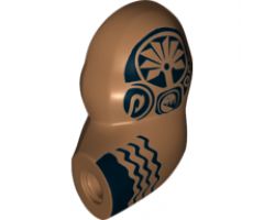 Arm Giant, Left with Black Hawaiian Tattoos Pattern
