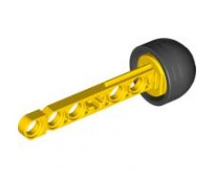 Projectile Launcher Arrow, Liftarm Shaft with Solid Black Rubber End